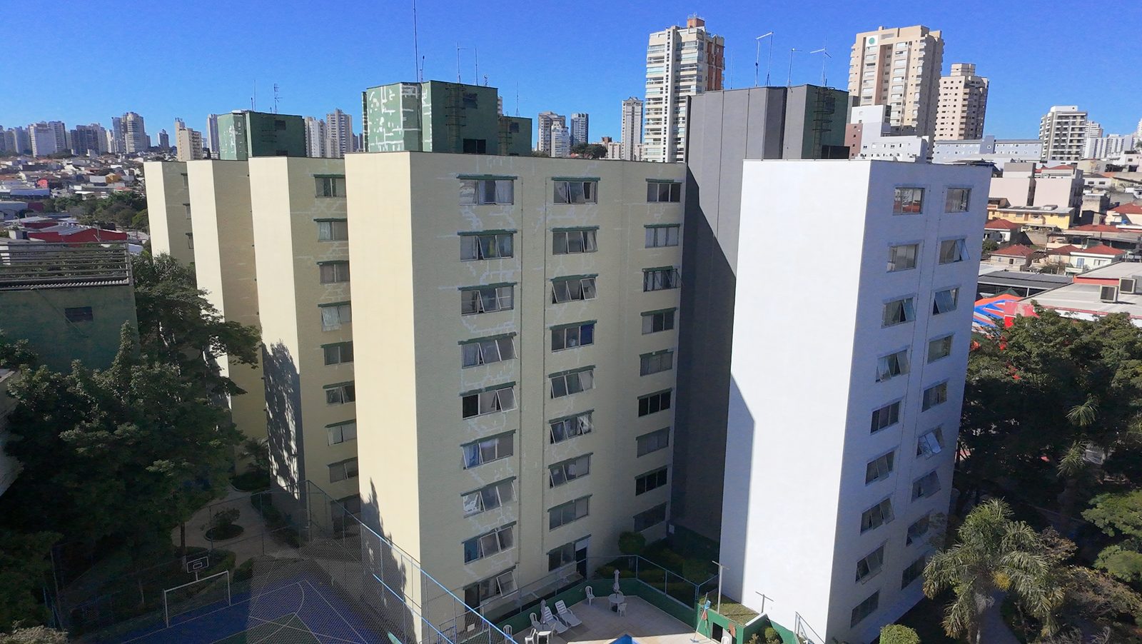 Fachada após o acabamento